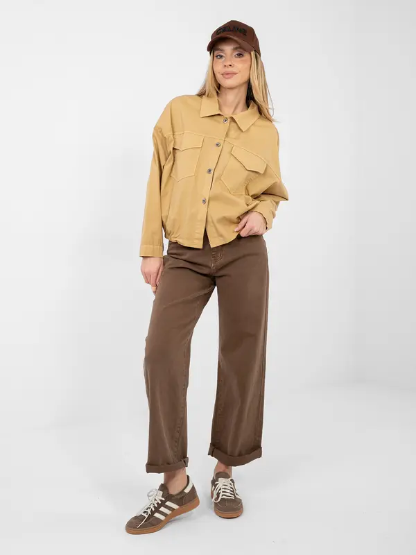 RUE PARIS Bluza boje devine boje s dugim rukavima