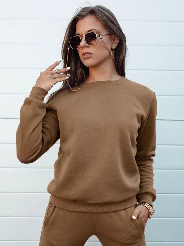 DStreet Bluza damska FASHION II brązowa Dstreet