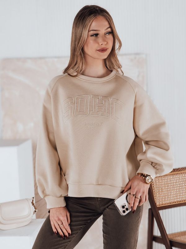 DStreet Bluza damska one size COSYONE beżowa Dstreet