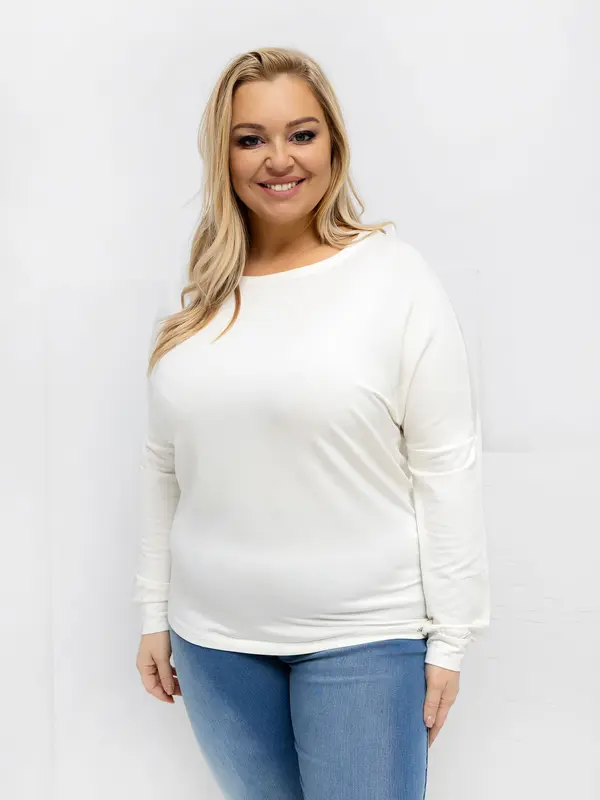RELEVANCE Bluza plus veličine ecru