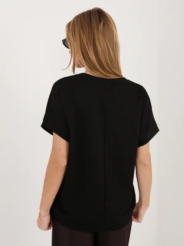 RUE PARIS Bluza RUE PARIS crna