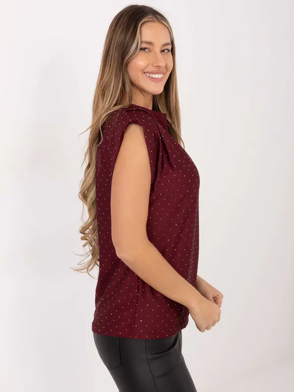 Italy Moda Bluza s bordo uzorkom