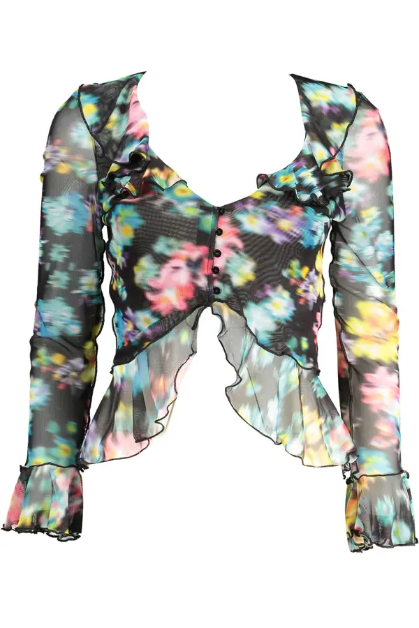 DESIGUAL Bluza s cvjetnim uzorkom i dugim rukavima