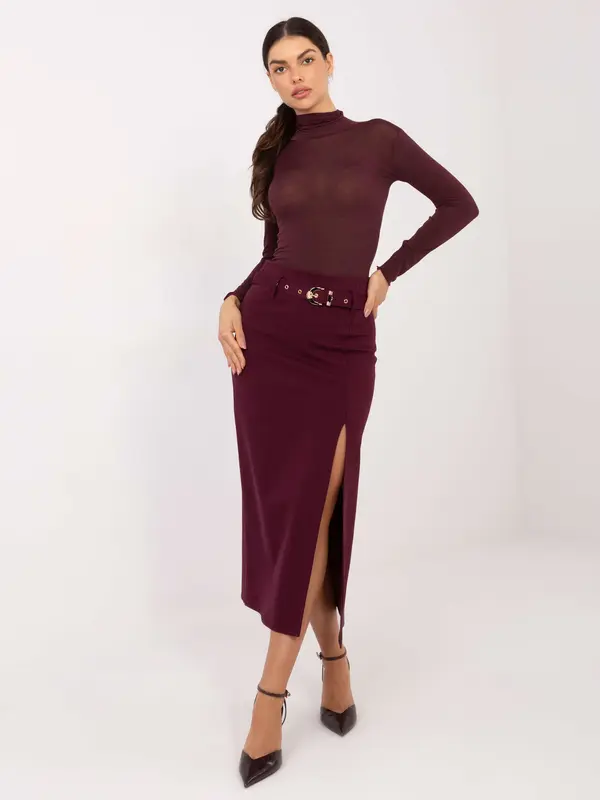 Italy Moda Bordo bluza s dugim rukavima