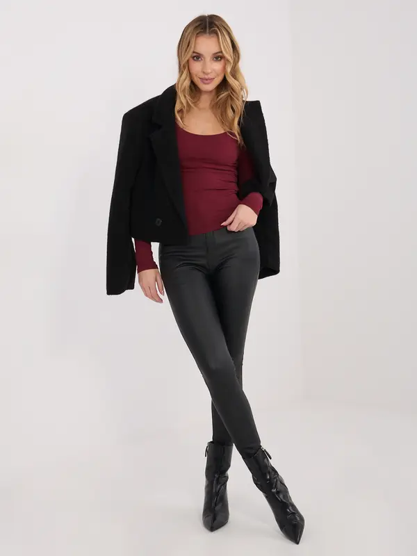 Factory Price Bordo bluza s dugim rukavima