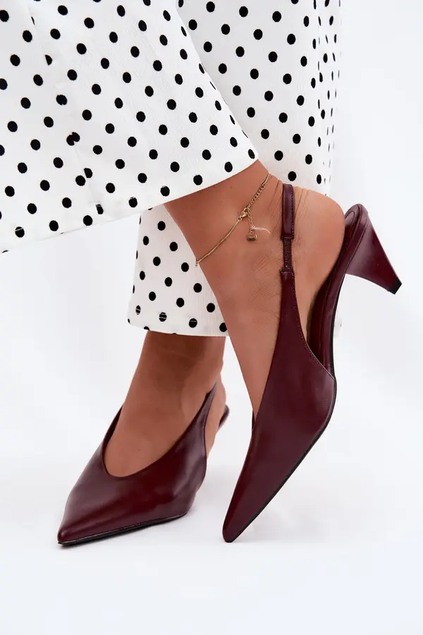 Boto Boto bordo sandale s konusnom petom