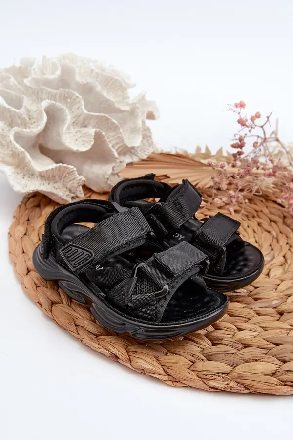 Boto Boto Children's Sandals with Velcro Fastening Black Orretta