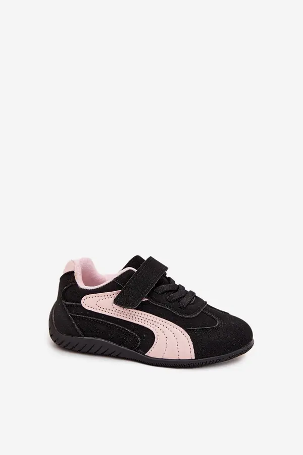 Boto Boto Children's Sport Shoes with Velcro Black Pink Perrin