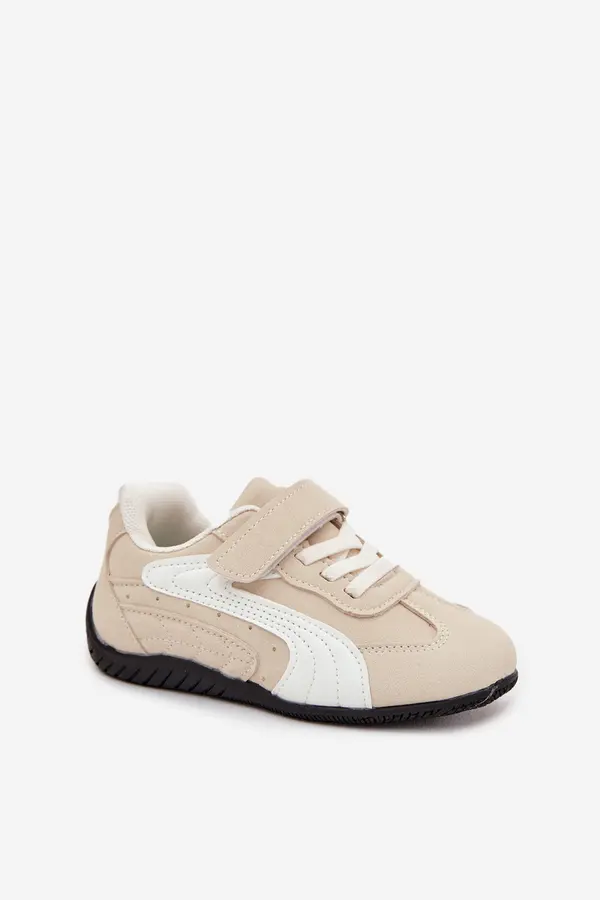 Boto Boto Children's Sports Shoes With Velcro Beige Perrin