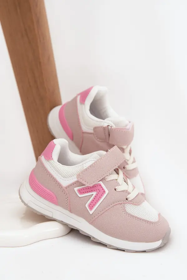 Boto Boto Children's Sports Sneakers with Velcro Pink Galisse