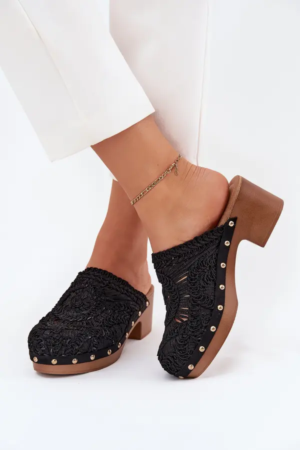 Boto Boto Crochet Women's Heels Black Senevia