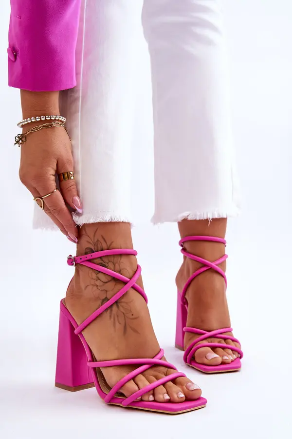 Boto Boto Fashionable High Heel Sandals Pink Josette