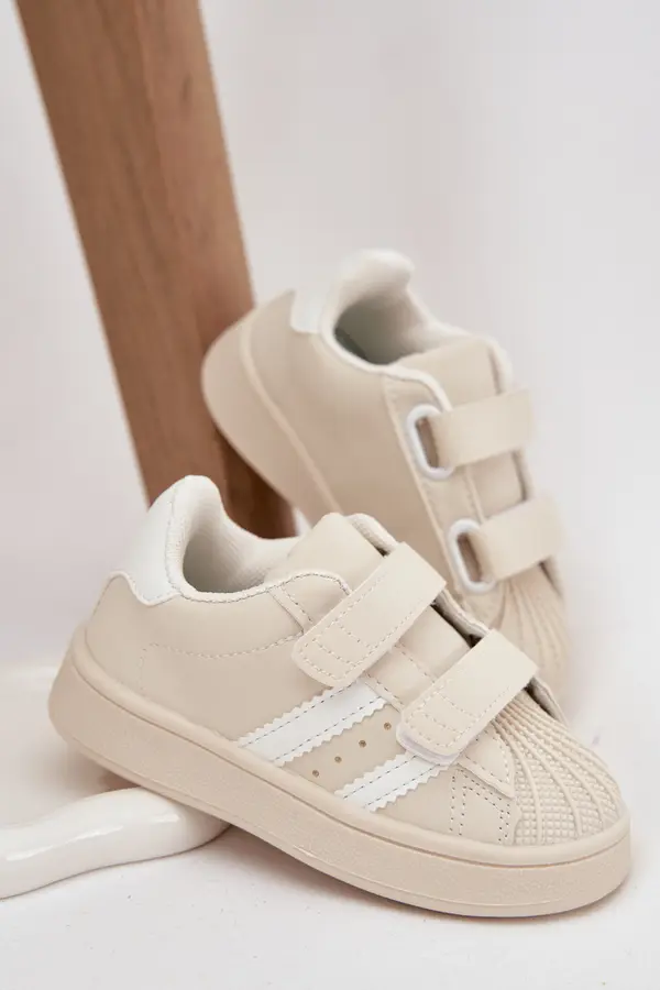Boto Boto Kids Sports Shoes Sneakers From Eco Leather Beige Renel