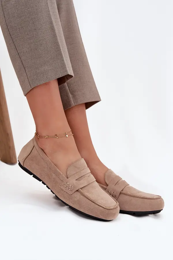 Boto Boto Loafers Moccasins Women's Flat Beige Soreline