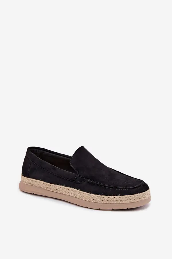 Boto Boto muške crne espadrile Rexton
