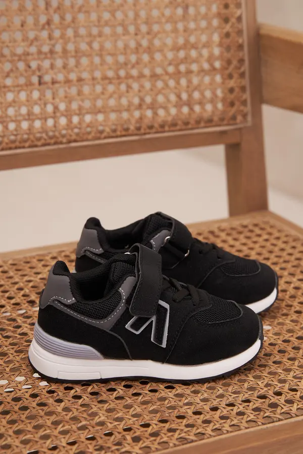 Boto Boto Sports Shoes Sneakers Children's Velcro Black Galisse