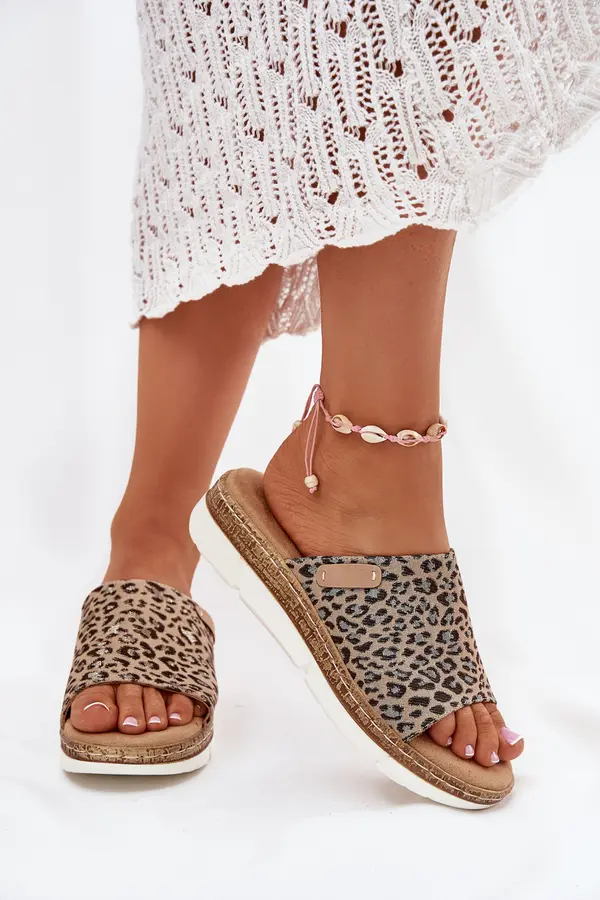 Boto Boto Wedge Sandals For Women Panther Norozi