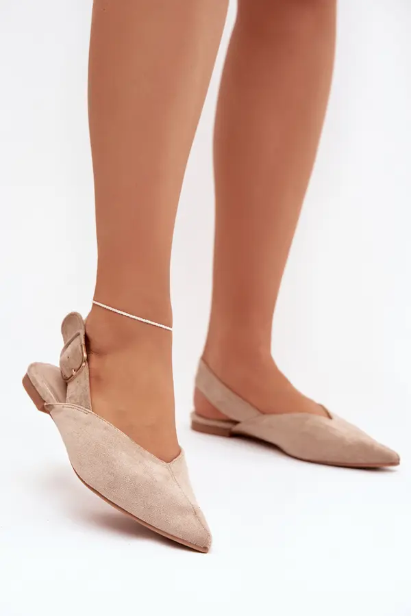 Boto Boto Women's Ballerinas With Clasp Beige Tanelia