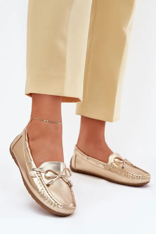 Boto Boto Women's eco leather loafers gold Si Passione