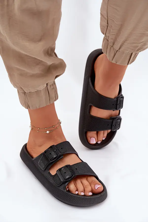 Boto Boto Women's Platform Sandals With Buckles Black Nitiana