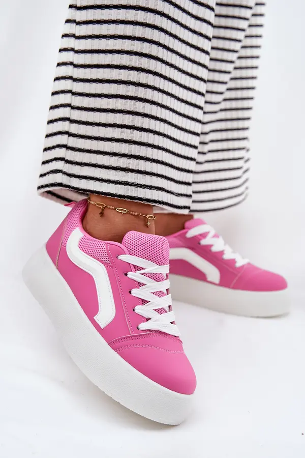 Boto Boto Womens Platform Sneakers Fuchsia Tellnira