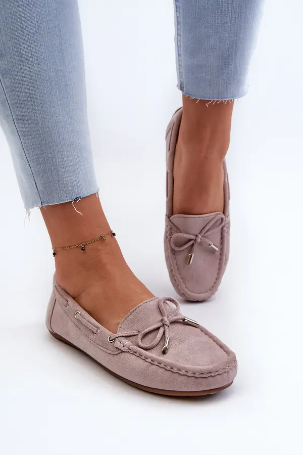 Boto Boto Women's Suede Moccasins Purple Si Passione