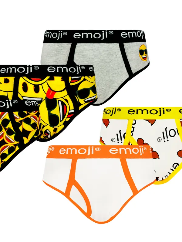 Licensed Boy's briefs Emoji 5 Pack - Frogies