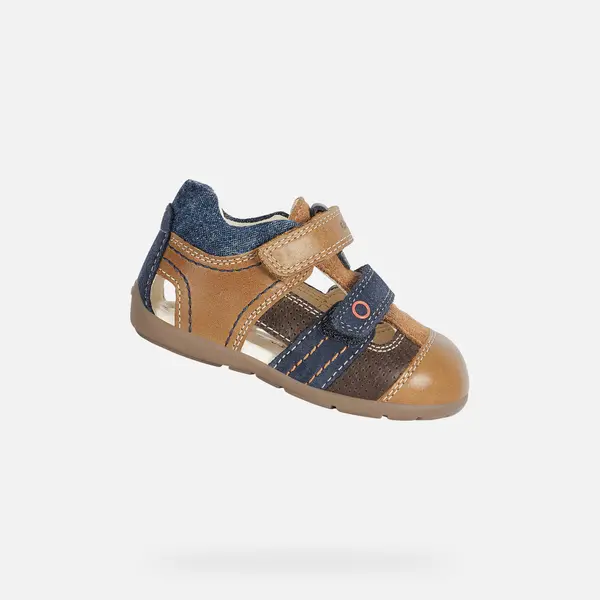 GEOX Boys first steps Geox Kaytan Brown - Boys