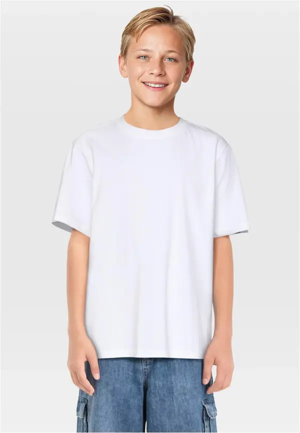 Urban Classics Boys' high shirt white