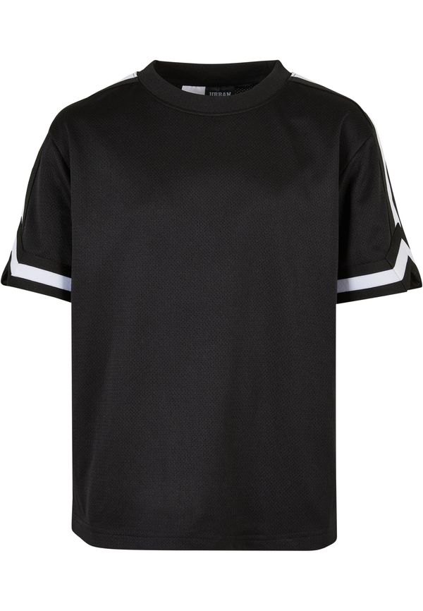 Urban Classics Kids Boys' Oversized Stripes Mesh Tee Black