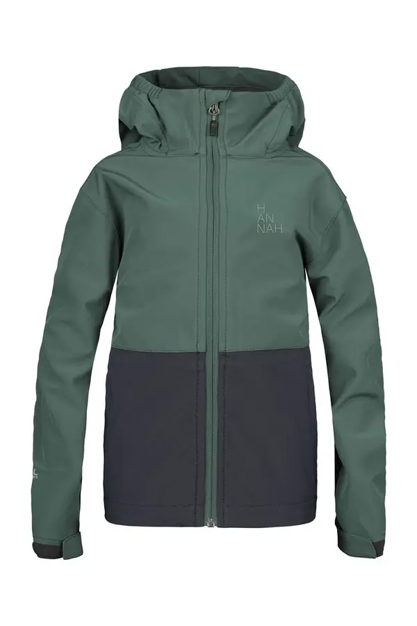 HANNAH Boys' Softshell Jacket Hannah WAT JR dark forest/anthracite