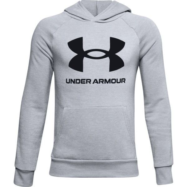Under Armour Boys' sweatshirt Under Armour Rival Fleece Hoodie light grey S