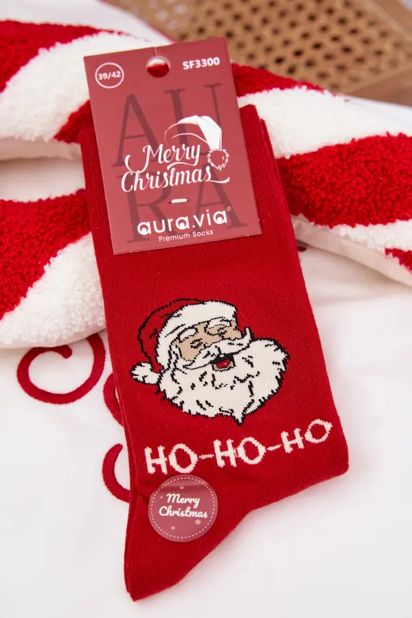 Aura.via Božićne čarape Aura.via s Djedom Mrazom