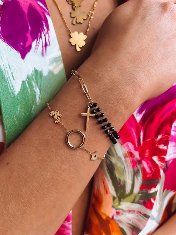 DStreet Bransoletka HESSA złota Dstreet