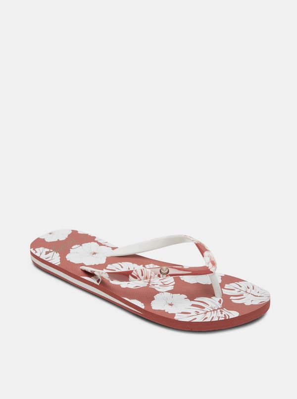 Roxy Brick Flowered Flip-Flops Roxy - Women