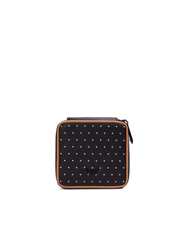 VUCH Brown-black women's polka dot wallet VUCH Ringer