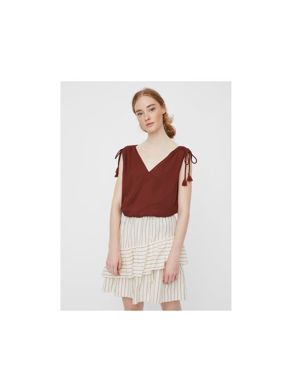 Vero Moda Brown loose top VERO MODA Penelope - Women