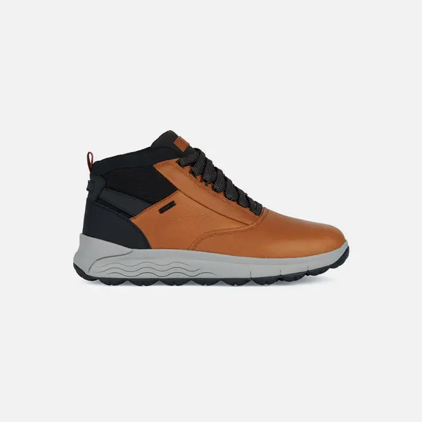 GEOX Brown men's ankle boots Geox Spherica 4X4 B ABX - Men's