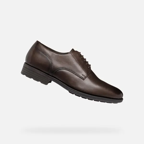 GEOX Brown men's formal shoes Geox Walk Pleasure F - Men's