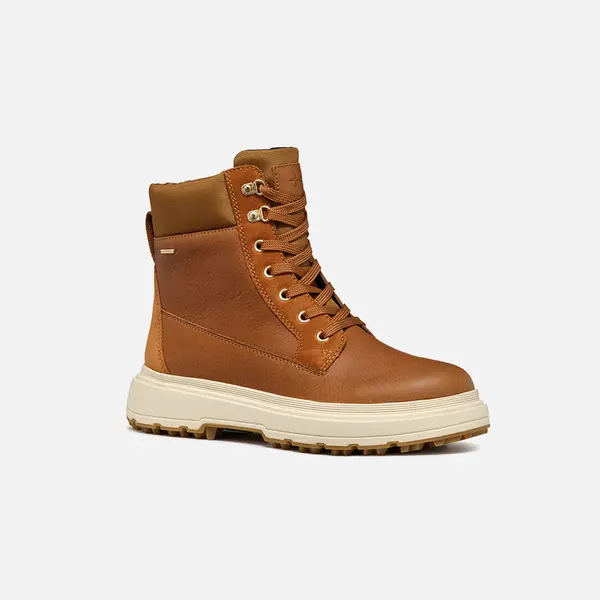 GEOX Brown women's ankle boots Geox Lamide+Grip ABX - Women's