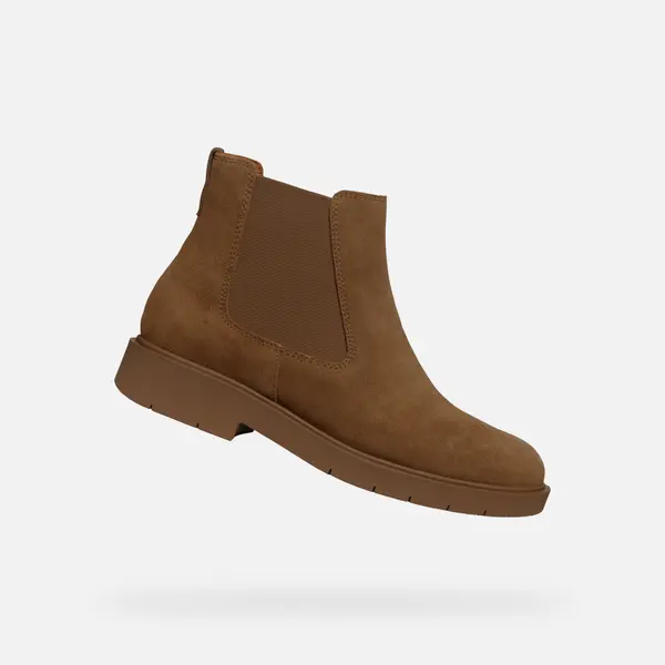 GEOX Brown women's ankle boots Geox Spherica EC1 - Women's