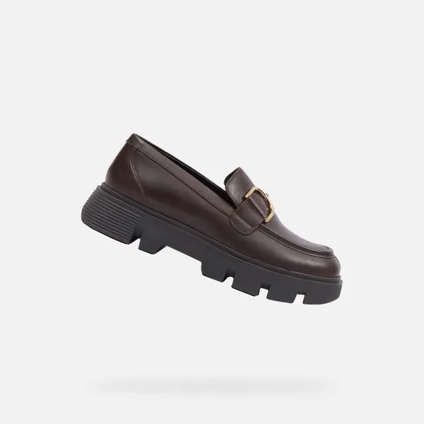 GEOX Brown Women's Loafers Geox Vilde - Women's