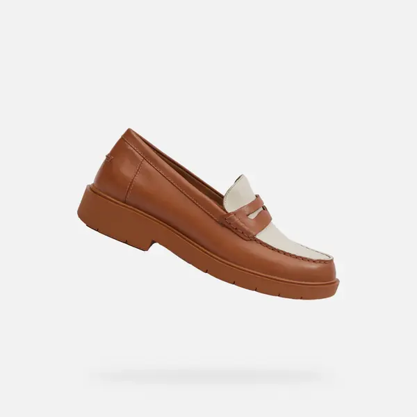 GEOX Brown women's moccasins Geox Spherica EC1 - Women's