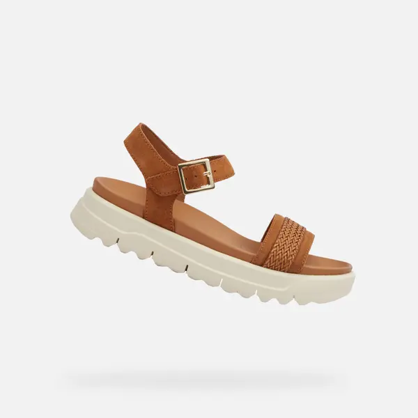 GEOX Brown women's sandals Geox Xand 2.1S - Women's