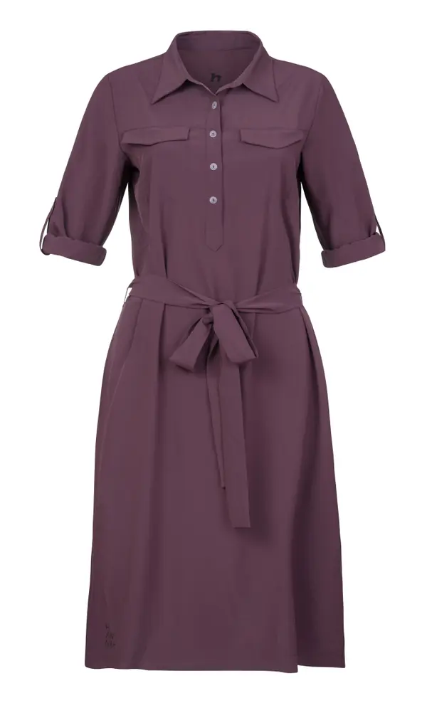 HANNAH Burgundy women's shirt dress Hannah Libby