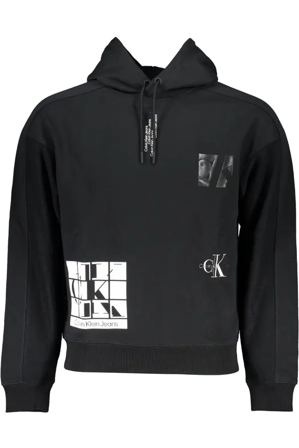 Calvin Klein Calvin Klein crna majica s kapuljačom