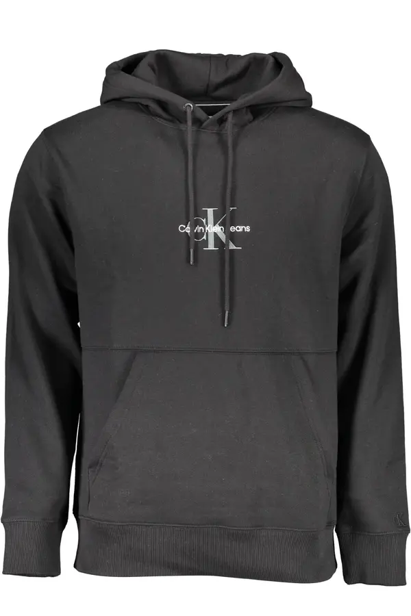 Calvin Klein Calvin Klein crna majica s kapuljačom