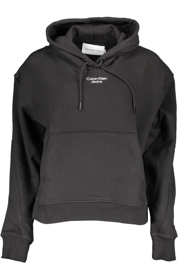 Calvin Klein Calvin Klein crna majica s kapuljačom