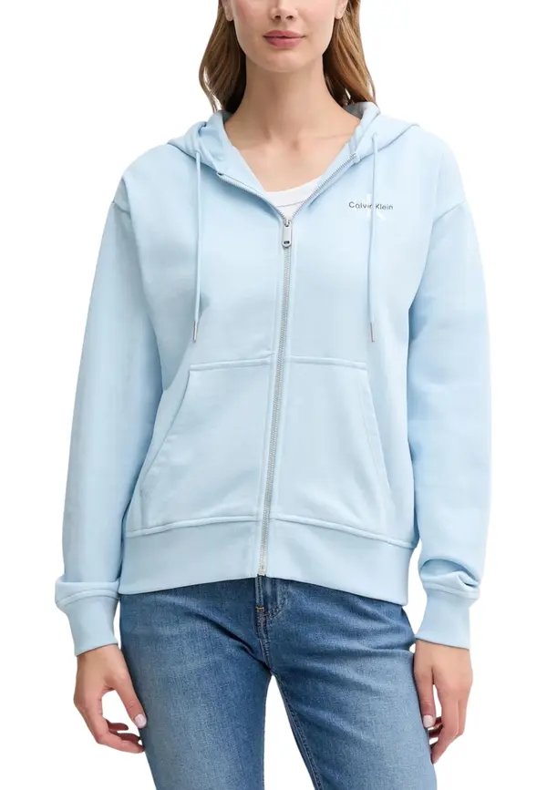 Calvin Klein Calvin Klein Jeans plava majica s kapuljačom