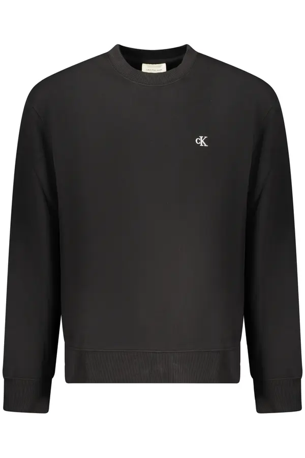 Calvin Klein CALVIN KLEIN MEN'S BLACK ZIP-UP SWEATSHIRT